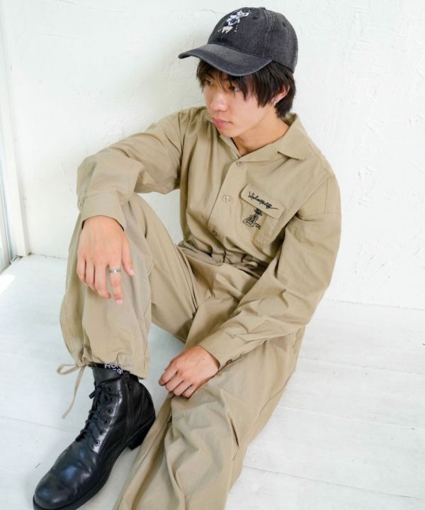 偷窺集合工裝連身褲 