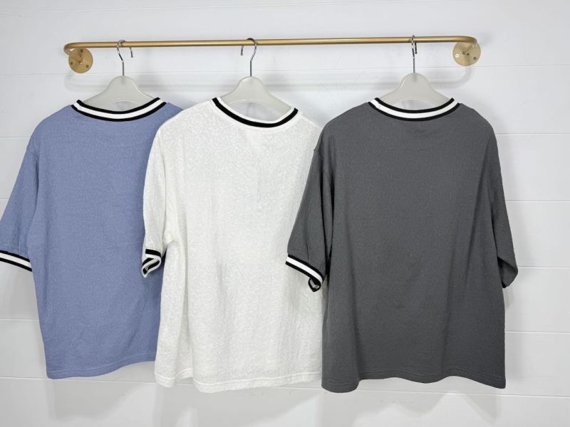 蕾絲布-宇宙塗鴉SCR五分袖上衣 