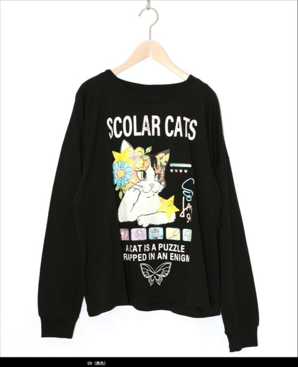 貓咪日常塗鴉上衣 