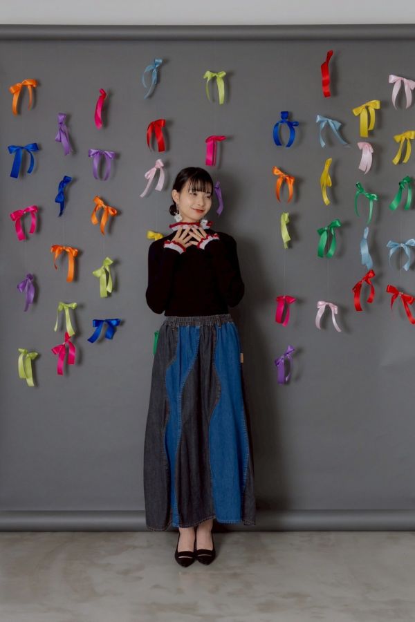 波浪手袖造型內搭衣 