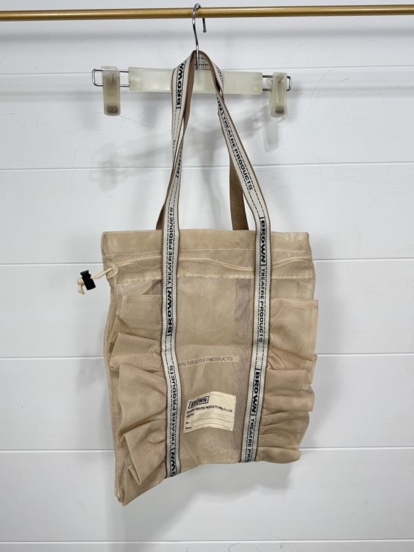 抓皺網格束口提袋 