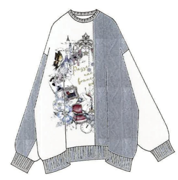 下午茶麻花造型上衣 