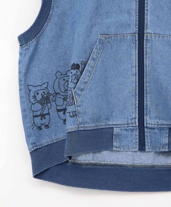 偽裝忍者牛仔背心外套 