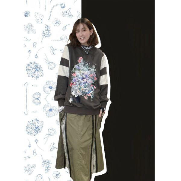 夢幻樂器拉鏈百褶裙 