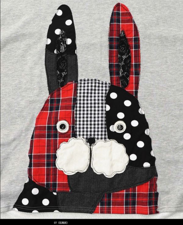 普普風兔子中長版上衣 