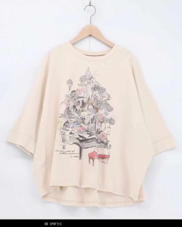 貓咪鋼琴城堡上衣 