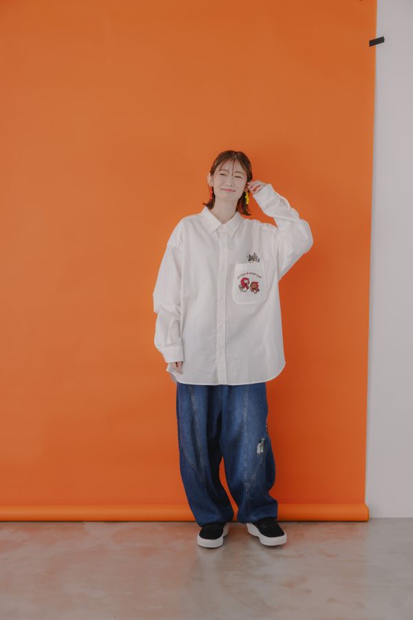 聯名款-蘑菇研究室襯衫 