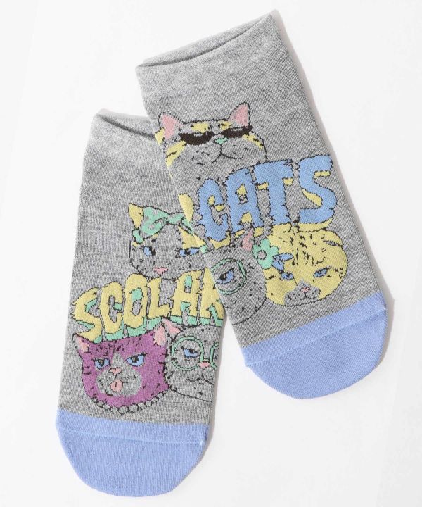 貓貓短襪 