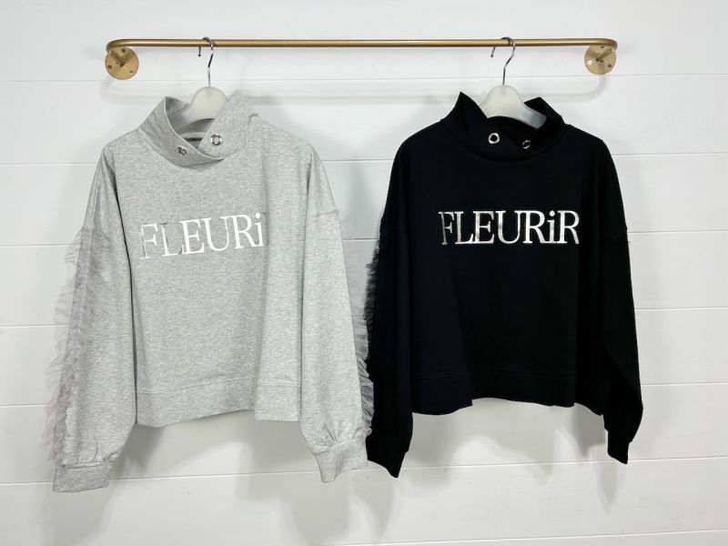 PREMIUM系-拼紗手袖造型上衣 