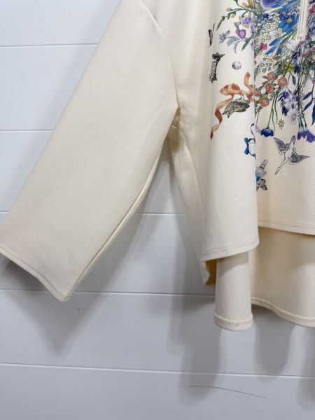 夢幻煙花翻領拉鏈造型上衣 