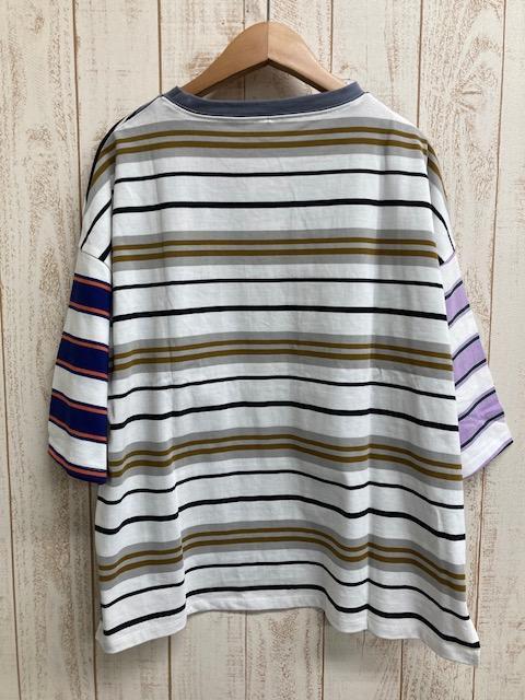 橫條娃娃頭上衣 