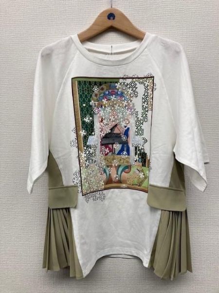 幾何音樂會百褶造型上衣 
