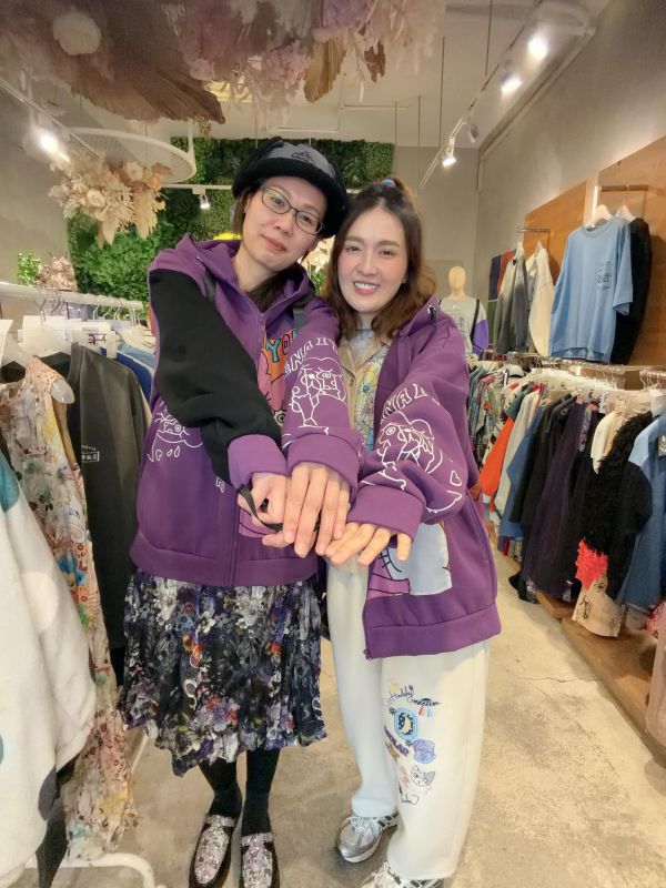 限時優惠 - 花園鰻眼淚造型連帽外套 