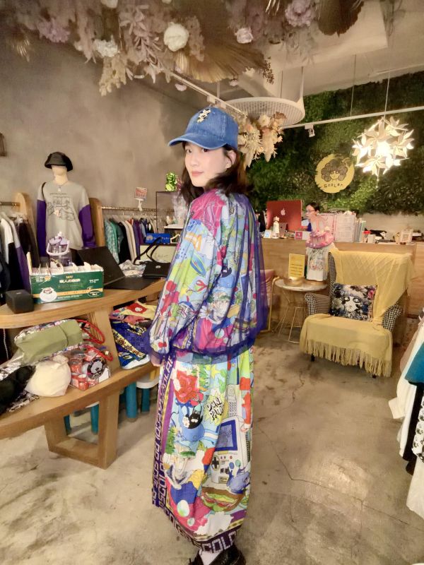 雙魚奇異幻想拼紗外套 