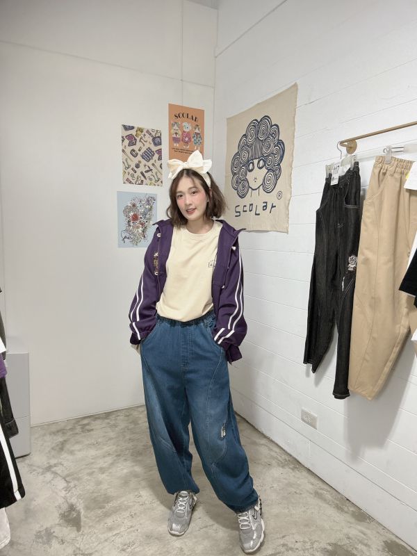 霸璃帝石洗造型上衣 