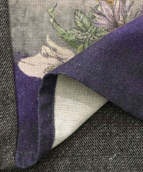 漸層花朵西裝寬褲 