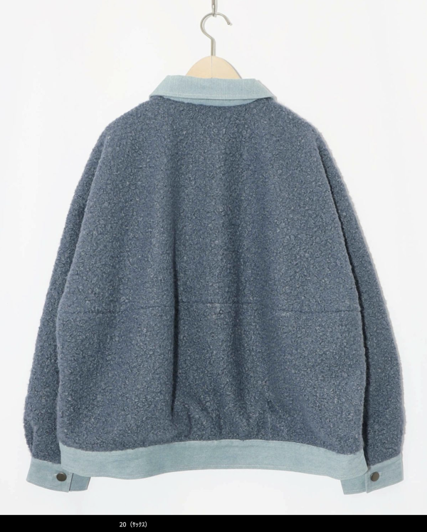 樂禮泰迪毛拼接夾克 