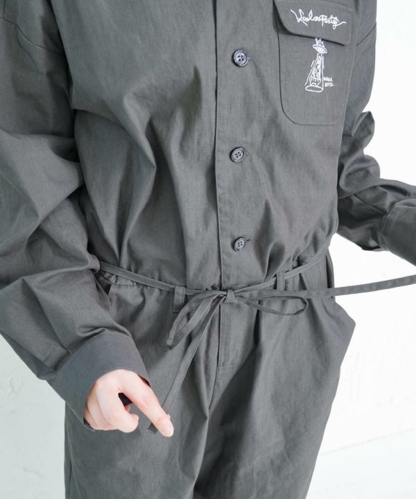 偷窺集合工裝連身褲 