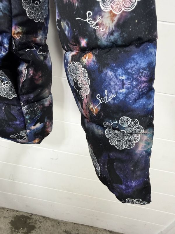 雙面穿-星空宇宙娃頭羽絨外套 