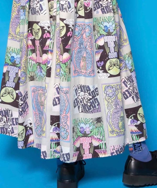 美式塗鴉口袋裙 