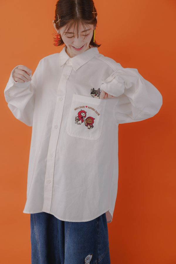 聯名款-蘑菇研究室襯衫 