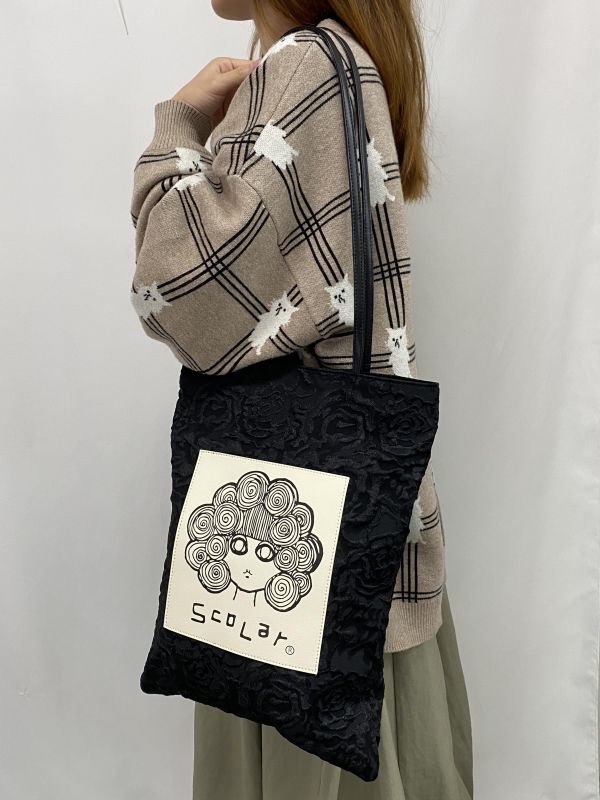 娃娃頭花花手提包 