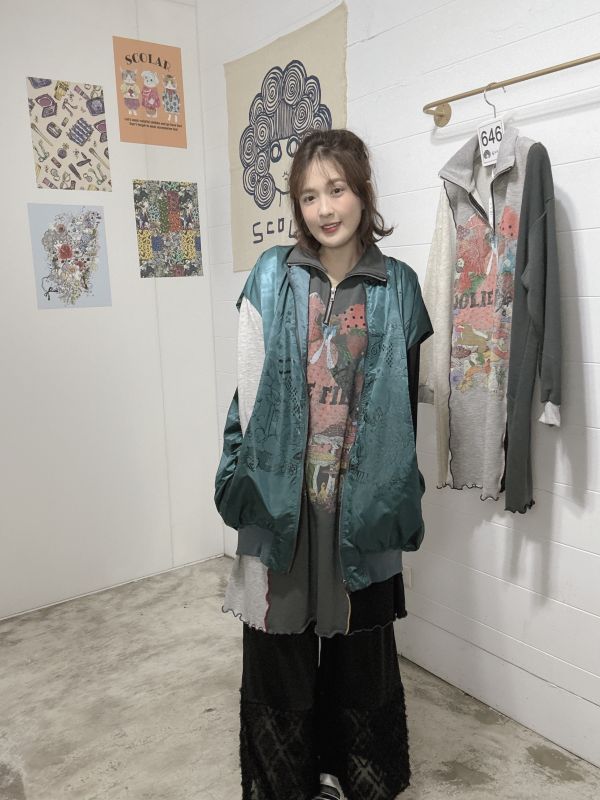 城堡中長版背心 