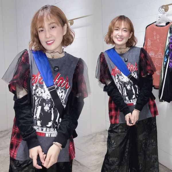 太空棋盤格娃頭水餃包 