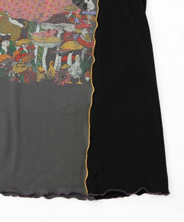 暗黑愛麗絲朵朵線條運動洋裝 