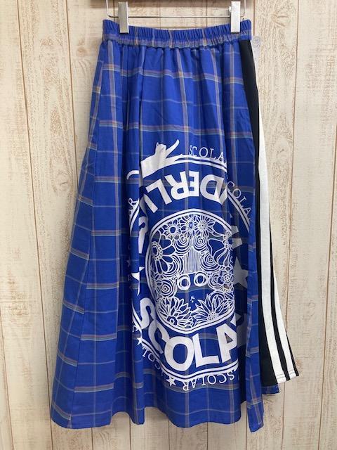 貓咪花朵圓形LOGO裙 