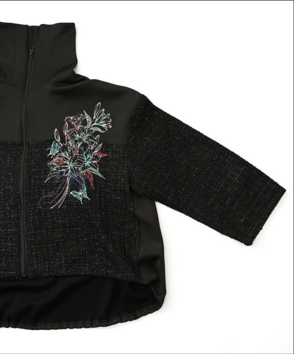 毛尼百合翻領造型上衣 