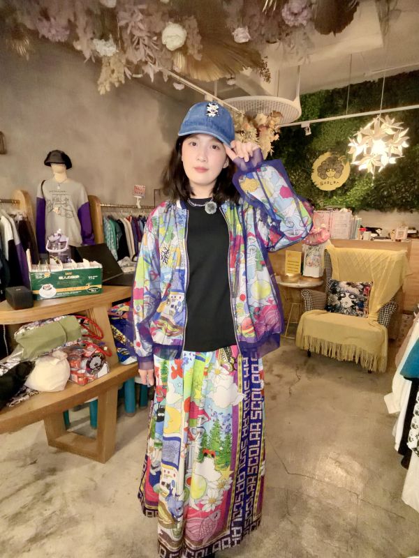 雙魚奇異幻想拼紗外套 