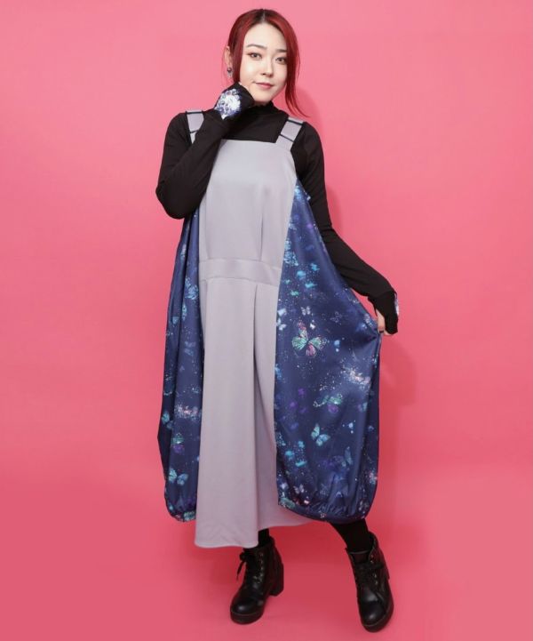 運動風星空吊帶裙 