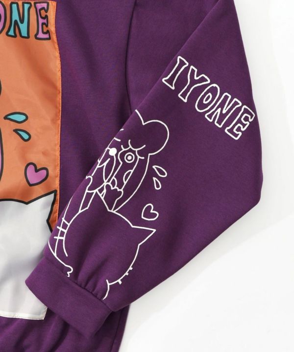 花園鰻眼淚造型連帽外套 