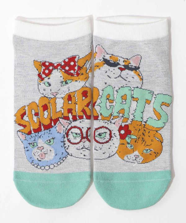 貓貓短襪 