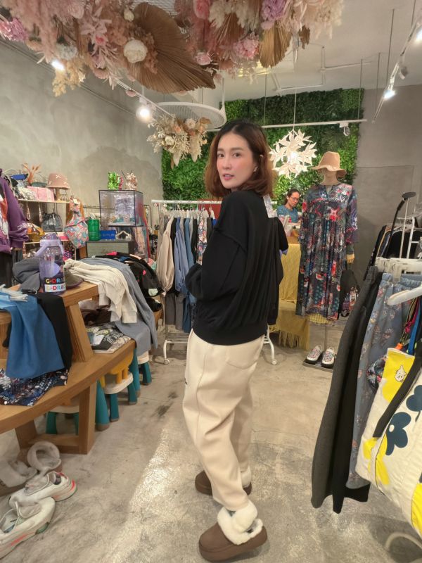 塗鴉刺繡老爺褲 