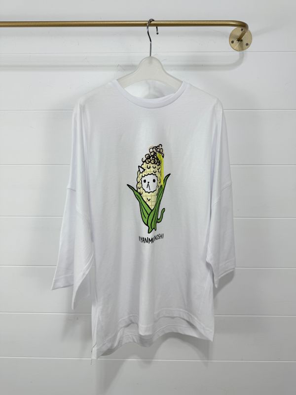 玉米鬚貓咪上衣 