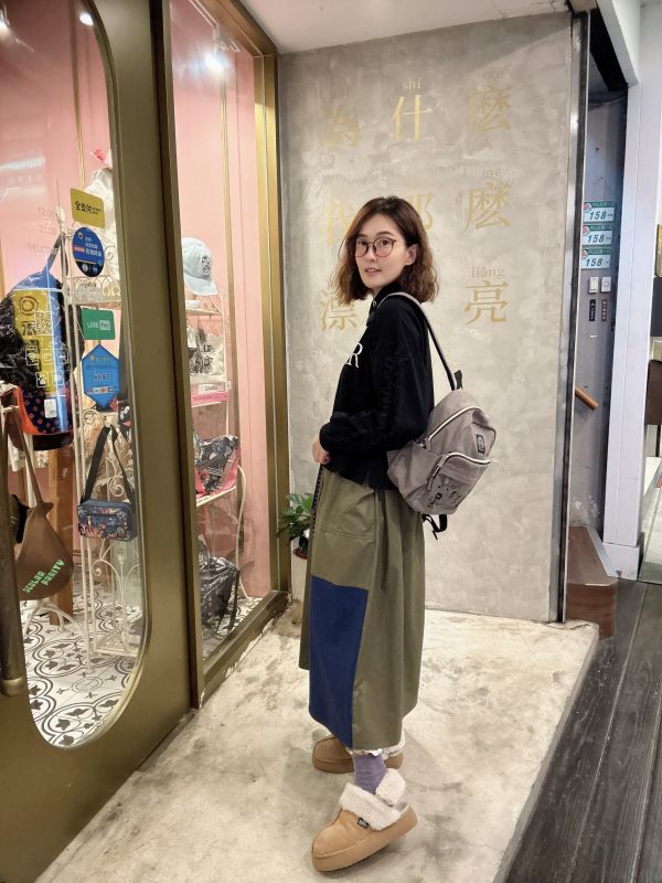 偽裝兔兔帆布後背包 