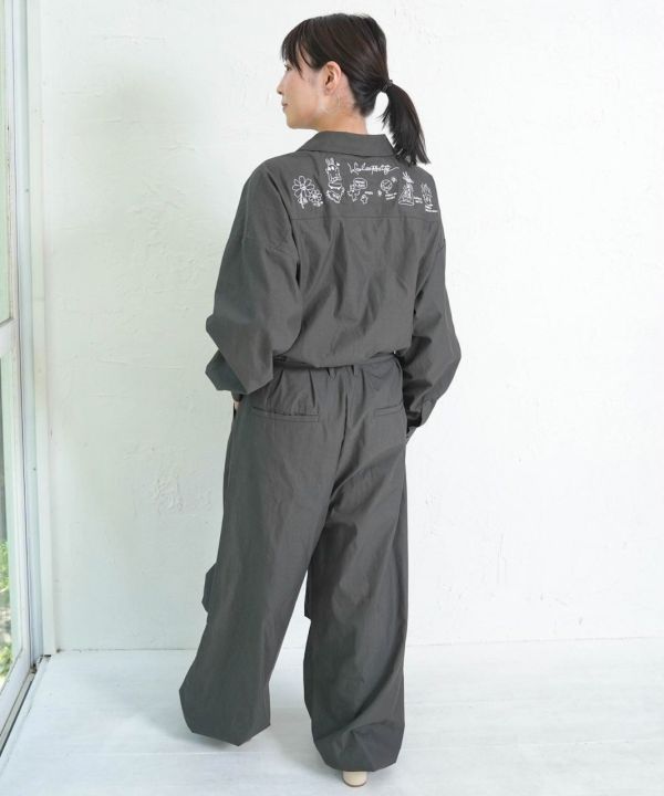 偷窺集合工裝連身褲 