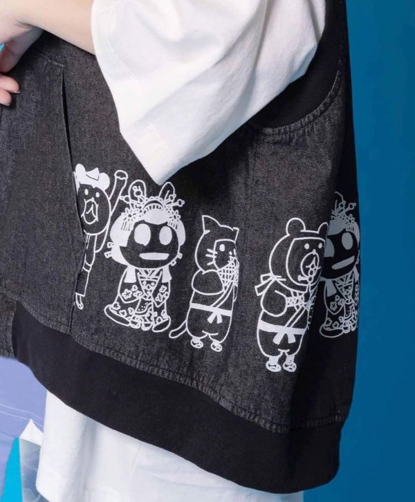 偽裝忍者牛仔背心外套 