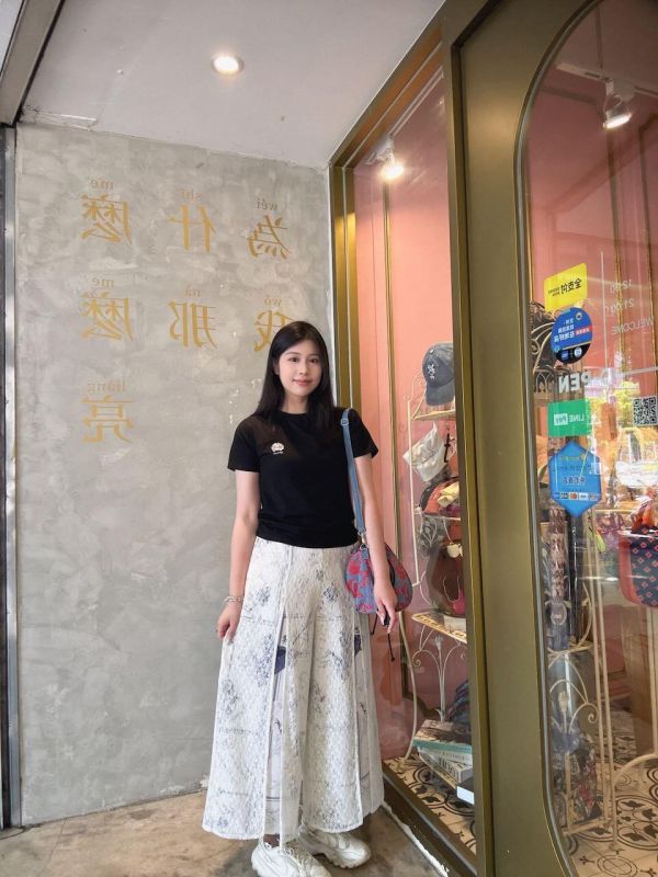 巴黎風景蕾絲造型底褲 