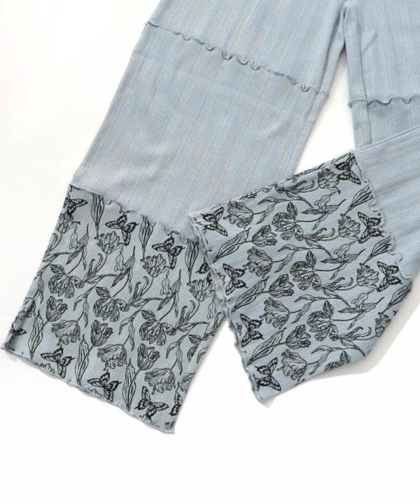 針刺毛圈鬱金香造型褲 