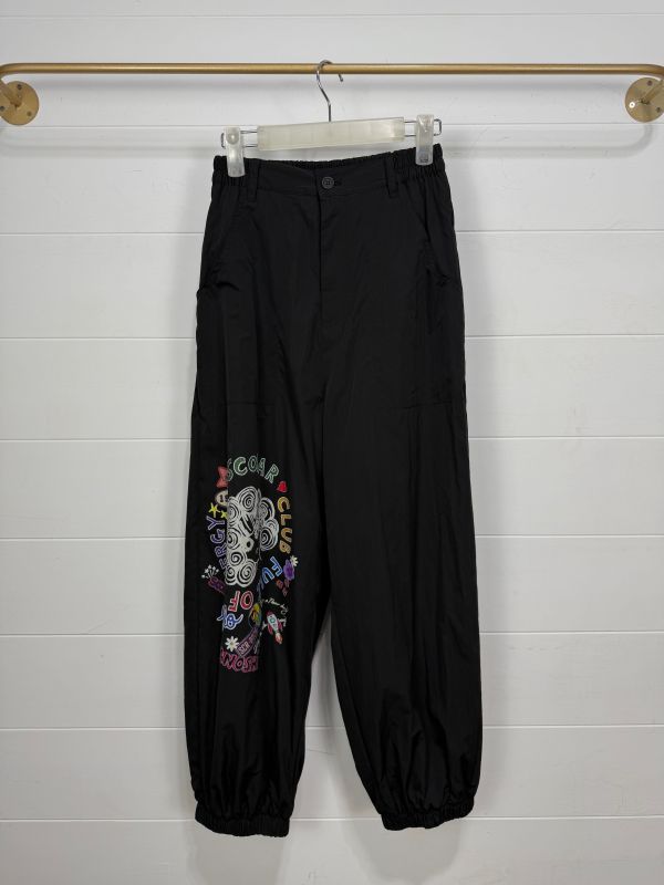 彩色娃頭縮口褲 