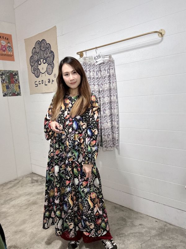 幻想世界襯衫洋裝 