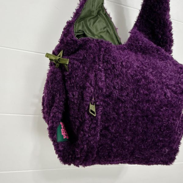 兩用三角毛毛包 