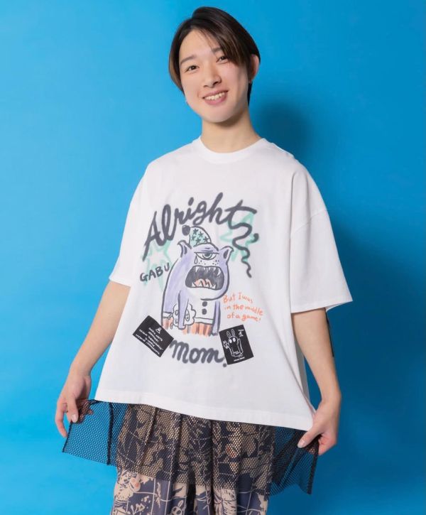 被吵醒生氣的加布拼接上衣 