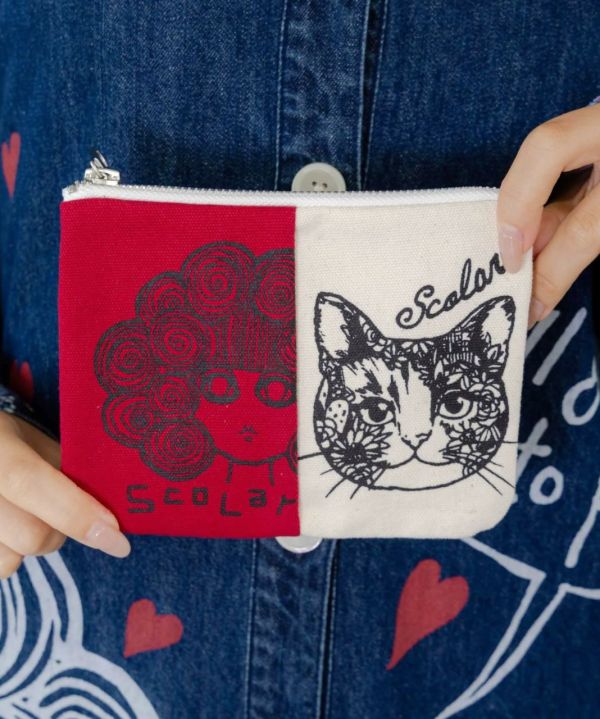 貓咪娃頭零錢包 