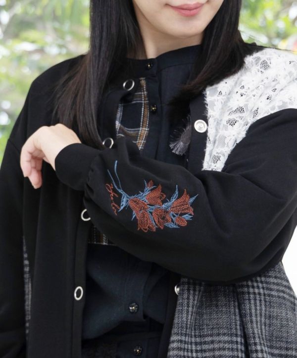 異材拼接短版外罩 