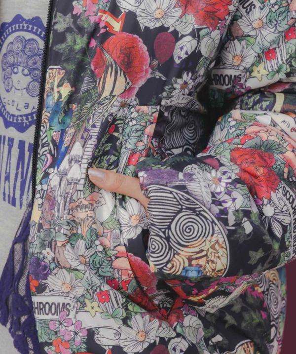 限量3M專利-塗鴉羽絨外套 