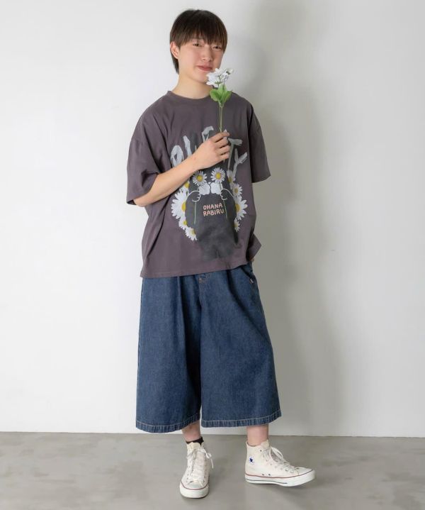 兔兔小雛菊眼鏡上衣 